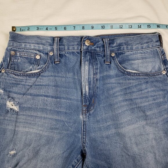 Madewell The Perfect Vintage Jean in Chet Wash: Distressed Edition Size 32 Rigid - Picture 14 of 16